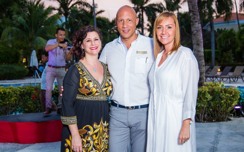 Colette Baruth, Valter Espinoza e Ivonne Torres.